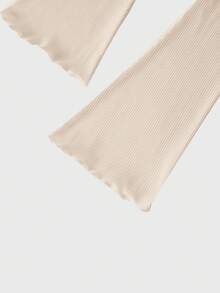 SHEIN MOD 2 chiếc áo thun dài tay nữ màu trơn, kiểu dáng xếp ly, thanh lịch. - màu nâu - Xem 7