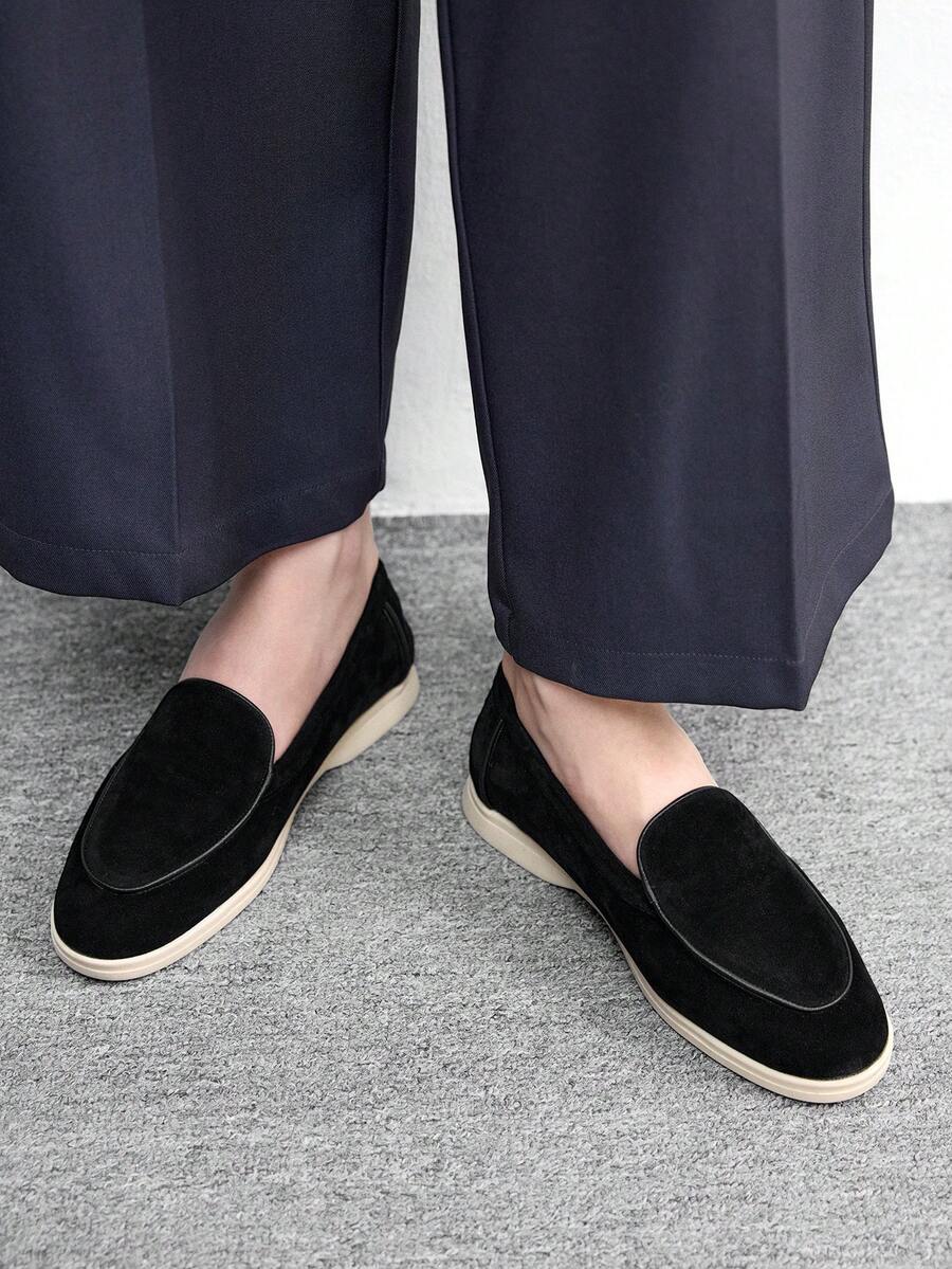 CUCCOO BIZCHIC Women's Casual Versatile Flat Loafers For Daily Commute Valentine's Day - Black - View 1