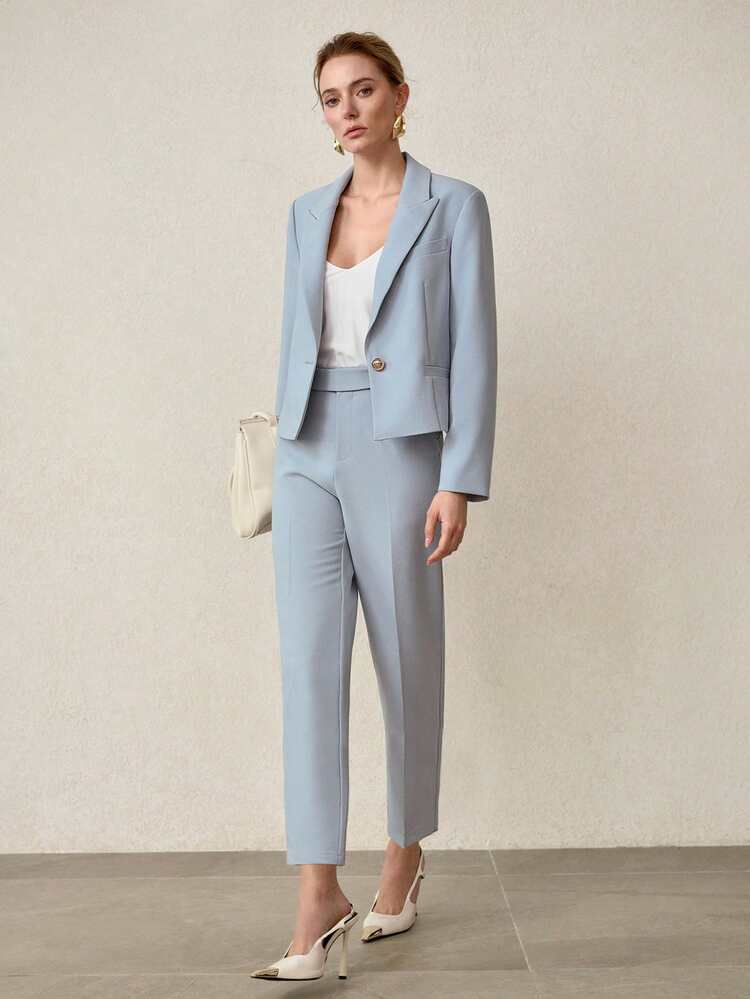 MINIMALIST COMMUTER TAILORED SUIT PANTS, SPRING/SUMMER