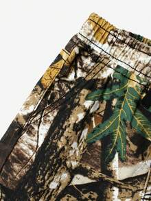 Toddler Boys' Fashionable Elastic Waist Loose Printed Washed Soft Denim Casual Jeans, Versatile Daily Wear, 2026 New Arrival - Multicolor - View 6