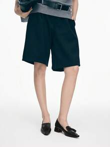 Mnmlis Women's Fashion Fringed Flower Spike Small Square Toe Thick Heel High Heel Shoes - Black - View 9