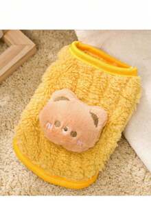 PETSIN Pet Clothing.Thick And Warm Plush Vest Suitable For SmallDogs And Cats To Wear In Winter. Dog Clothing That CanBe Played With Qutside Happily - Multicolor - View 16