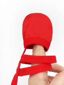 1pc Men's Fashionable Alluring Bright Red U-Pouch Sexy Briefs - Red - View 5