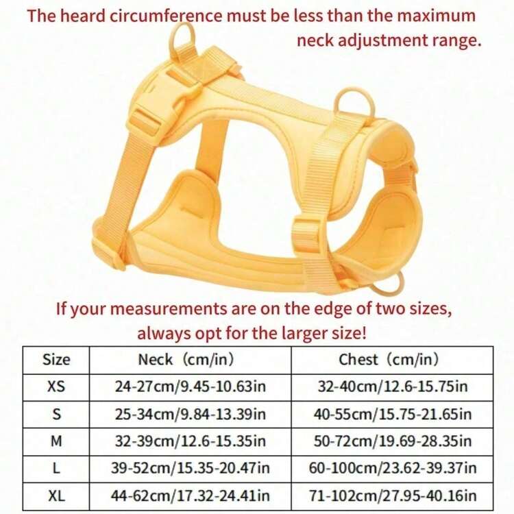 [Ultimate Comfort]16 Colors Adjustable Dog Harness Thickened Double-Layer Padding, Windproof & Warmth For Autumn/Winter, Soft & Comfortable, Perfect For Pet Care, All-Size Fit (XS-XL) For Small Medium Large Dogs, Outdoor Walking & Travel Pet Vest, All-Season Use - Multicolor - View 37