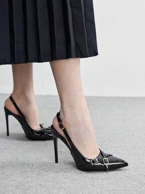 CUCCOO BIZCHIC Women's Pointed Toe Closed Toe Stiletto Heel Pumps, Sexy Slip-On Dress Shoes For Party, Wedding, Commute