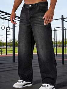 Men's Multi-Style Jeans In Various Colors And Sizes - negro - 查看 2