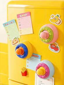 Joivida Household Visual Mechanical Timer Magnetic Reminder For Kitchen Cooking & Baking Precise Timing Battery-Free Time Management Tool - Multicolor - View 1