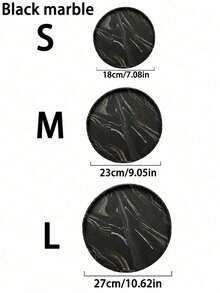1个/3个圆形大理石纹收纳托盘，浴室整理架，易于清洁，可放置蜡烛/香水，硅胶材质，适用于梳妆台、首饰碟，也可用于放置洗手液、洗发水、调料罐、花瓶等，适用于家居、浴室、厨房、客厅、茶几、餐厅等场所。可作餐盘、厨房装饰托盘、水果托盘、装饰托盘，也是生日、毕业等场合的理想礼物。 - 彩色 - 查看 11