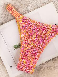 Swim Mod 女士全印花比基尼泳裤 - 彩色 - 查看 4