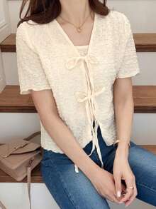 FRIFUL Women's Fashion Camisole & Jacket 2 Pieces Set, Summer - White - View 5