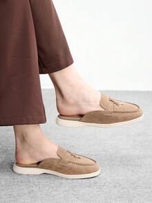CUCCOO BIZCHIC Women's Casual Versatile Slip-On Flat Shoes Valentine's Day - Apricot - View 3