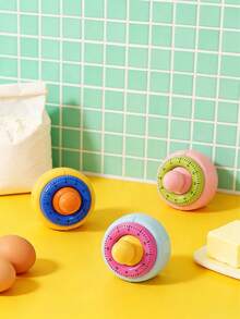 Joivida Household Visual Mechanical Timer Magnetic Reminder For Kitchen Cooking & Baking Precise Timing Battery-Free Time Management Tool - Multicolor - View 3