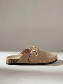 Solecia 女士时尚厚底鞋 - 卡其色 - 查看 1