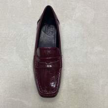CUCCOO BIZCHIC Joy&Peace, Genuine Imported Women's Flat Loafers, Style, Autumn 2024, N1501. - Burgundy - View 12
