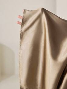 Veilorie Nuevo vestido de cóctel elegante de patchwork con correa en la cintura, estilo de lujo y elegante para fiestas - Marrón - Ver 10