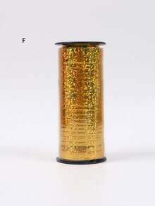 SHEIN 1 Roll, Shiny Metallic Curling Ribbon For Crafts, Gifts, And Decorations - 100 Yards Of Crimped Balloon Ribbon For Weddings, Birthdays, And More!, - Multicolor - View 14