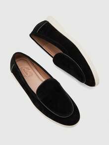 CUCCOO BIZCHIC Women's Casual Versatile Flat Loafers For Daily Commute Valentine's Day - Black - View 4