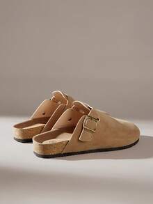 Solecia Women's Slip-On Flat Shoes Soft Leather Comfortable Commuter Versatile Style - Brown - View 4