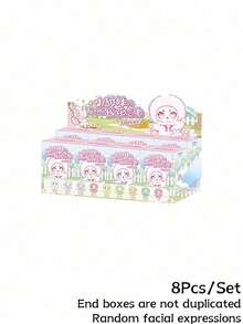 POKOJA LAND Hộp bí ẩn (không có bông nhồi), Bộ sưu tập nhân vật hoạt hình dễ thương, kèm móc khóa. Có thể dùng làm phụ kiện ba lô hoặc vật dụng du lịch. Nhỏ gọn và dễ mang theo. Là món quà tuyệt vời dành tặng gia đình và bạn bè, thích hợp làm quà tặng cho bạn bè. - thủy triều chơi hộp mù - Xem 13