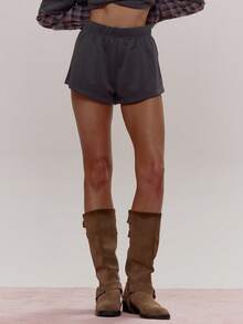 MUSERA Women Shorts - Dark Grey - View 3