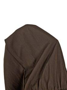 Aloruh Bộ đồ 2 món gồm áo hai dây hở lưng và quần dài rộng màu kaki dáng suông dành cho nữ, với khóa kim loại trang trí. - Màu Khaki - Xem 10