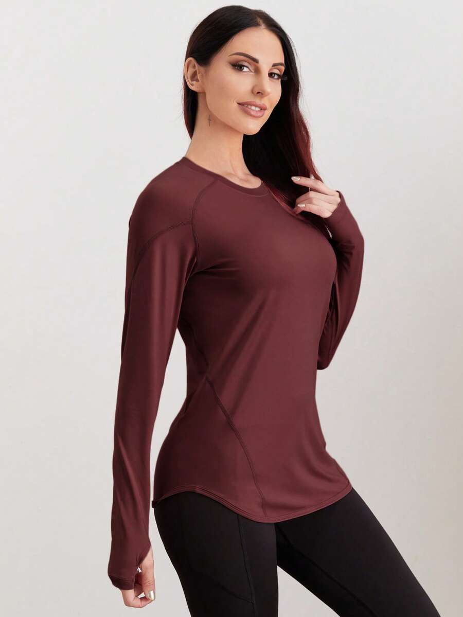 Velisys Velisys 扭纹前领短款运动 T 恤健身上衣修身衬衫女式性感上衣长袖短款上衣女式性感上衣女式性感短款上衣女式性感上衣健身背心