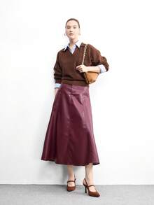 CUCCOO BIZCHIC 女士尖头搭扣设计优雅时尚高跟鞋 - 咖啡棕 - 查看 7