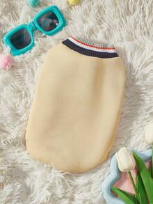 PETSIN 一件式宠物背心，保暖、防风、防寒，亲肤舒适，适合小型和中型犬猫日常室内休息、小憩、户外短途散步、冬季节日聚会等场合穿着，舒适的宠物冬季服装。 - 彩色 - 查看 8