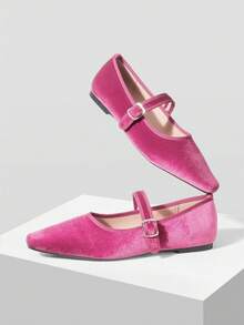 Mnmlis Women's Front Lace-Up Flat Casual Shoes - Burgundy - View 5