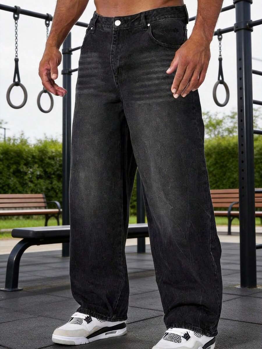 Men's Multi-Style Jeans In Various Colors And Sizes - negro - 查看 1