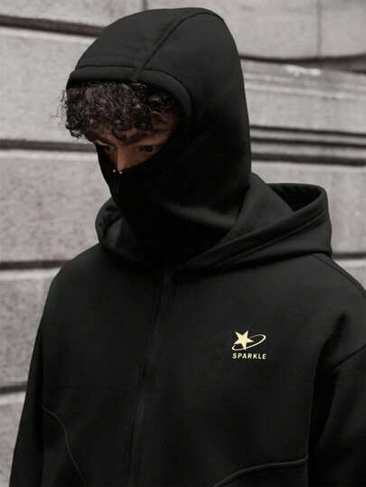 Tween Boys' Black Hooded Casual Sweatshirt, Suitable For Outdoor Summer Y2k Vacation Goth Gothic Streetwear Sumwon Burgundy Holiday Vintage Boho Festival Gras Party Cute Birthday Boys Modest Home Casual Cozy