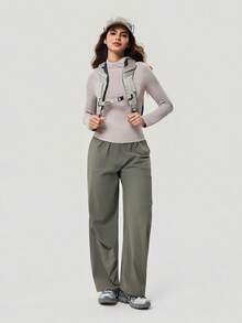 OutZeal Women Sports Hoodie Camping Hiking Soft Stretchy Long Sleeve Slim-Fit Active Tops - Grey - View 6