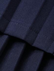 DAZY Toddler Girls' Pleated Knit Dress, Formal Outfit - Blue - View 7