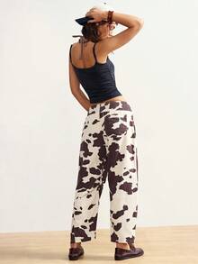 Bohemela Women's Jeans With Elastic Waistband, Loose Fit, Carrot Style, Denim Print.Summer Clothes Spring Break Outfits Carnival Women  Beach Pants  Y2k Women - Multicolor - View 3