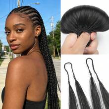 Jerry Curly Human Crochet Hair In 100% Remy Human Hair Feather Line Crochet Hair Braids Salon Silky Seamless Invisible Natural Black Color For Thin Hair Woman Micro Pre Looped Crochet Human Hair Extensions - Multicolor - View 85