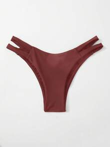 Sweetra Women Bikini Bottoms - Mocha Brown - View 1