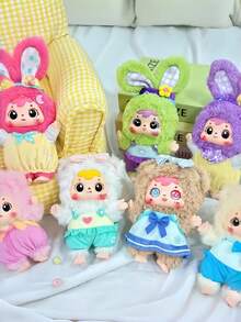 Cute Collectible Figure Blind Box. A Toy Rabbit Model, A Special Birthday Gift, Bringing A Pleasant Surprise To Friends And Family, Made Of High-Quality Materials.(Not Plush Filled) - Tide play blind box - View 3