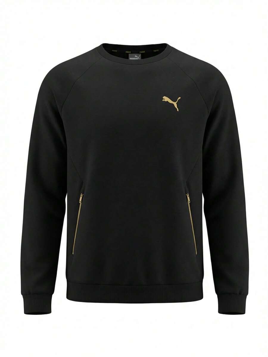 Puma Men's Sports & Outdoor Hoodies Versatile Warm Lightweight Daily Outdoor School Black 932569-01 - 黑色 - 查看 1