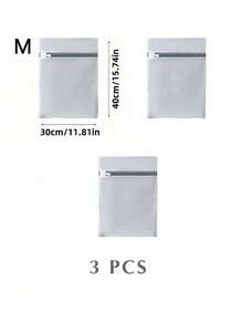 1/3/6件装网眼洗衣袋家用机洗衣物洗衣袋，内衣文胸洗衣袋，拉链洗衣网袋套装，春季简约夏季上衣 - 彩色 - 查看 14