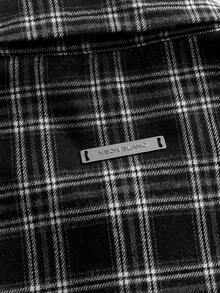 NEON BLANC 男士蜘蛛网格纹印花短袖单排扣休闲衬衫 - 彩色 - 查看 6