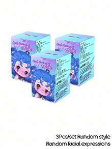 POKOJA LAND 可爱的盲盒小摆件（非毛绒填充），可爱的人物小摆件，独特的桌面装饰品，节日惊喜礼物，个性化玩具娃娃，包含隐藏版本，是送给朋友和家人的完美礼物。 - 潮玩盲盒 - 查看 14