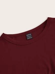 SHEIN EZwear 4pcs/Set Casual Solid Color Versatile Round Neck Short Sleeve Fitted Women T-Shirts, Suitable For Summer,Summer Top - Multicolor - View 5