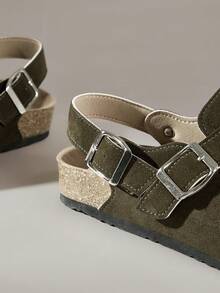 Solecia Women's Slip-On Flat Shoes Soft Leather Comfortable Commuter Versatile Style - Green - View 5