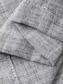 DAZY Women's V-Neck Tie-Waist Allover Print Casual Vacation Beach Tube Top And Straight Pants 2-Piece Set, Spring/Summer - Grey - View 3