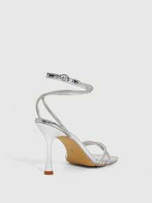 CUCCOO SZL Women Gladiator Sandals Spring Shoes - Silver - View 4