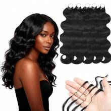 Jerry Curly Human Crochet Hair In 100% Remy Human Hair Feather Line Crochet Hair Braids Salon Silky Seamless Invisible Natural Black Color For Thin Hair Woman Micro Pre Looped Crochet Human Hair Extensions - Multicolor - View 77