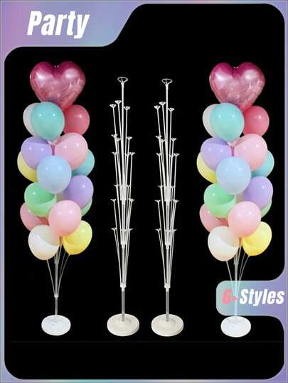 70/130/160cm Balloon Stand Kit, Balloon Columns With Base And Pole For Wedding Birthday Party Decoration ,Christmas Party Supplies