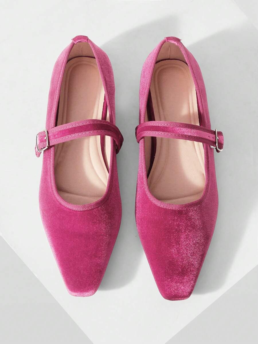 Mnmlis Women's Front Lace-Up Flat Casual Shoes - Burgundy - View 1