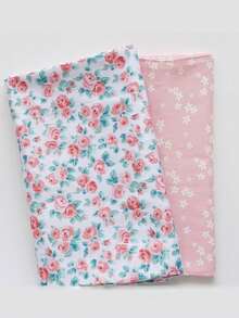 6pcs/Lot Pink Series Printed Cloth ,DIY Handmade Small Farbic ,Rural Fragmented Flower Love Design Twill Fabric, Quilting Patchwork Cloth Group Bedding,Quarters Bundls Of Cloth Block Sewing Scrapbooking Cloth Tecidos - Multicolor - View 2