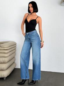 EURMUSE Damjeans - Mediumtvätt - Visa 3